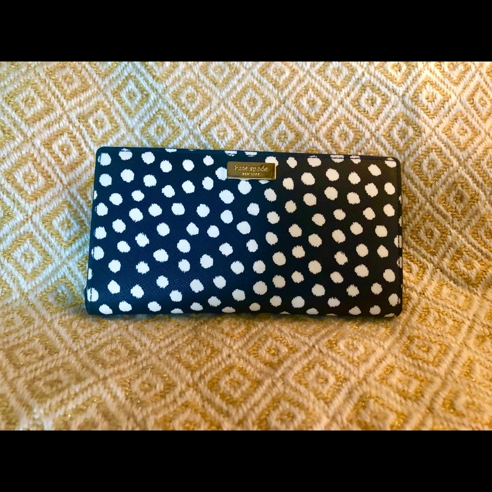 **SALE** Kate Spade Polka Dot Wallet $45